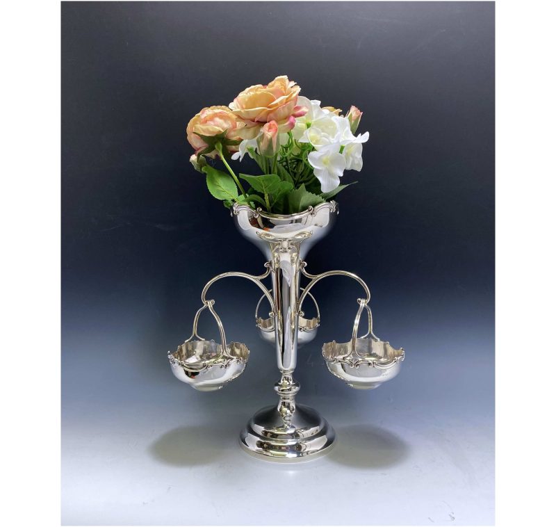 Antique Silver George V Art Deco Epergne Centrepiece made in 1927