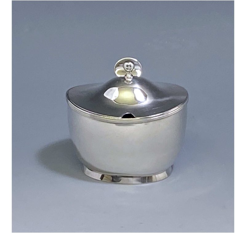 Antique Silver George III Newcastle Mustard Pot made in c.1795