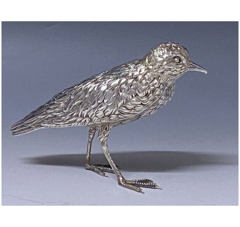 Spanish Silver Model of a Wading Bird made in c.1935