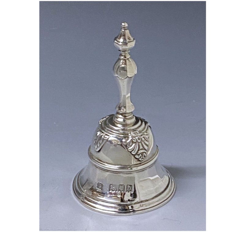 Antique Silver George V Table Bell made in 1917