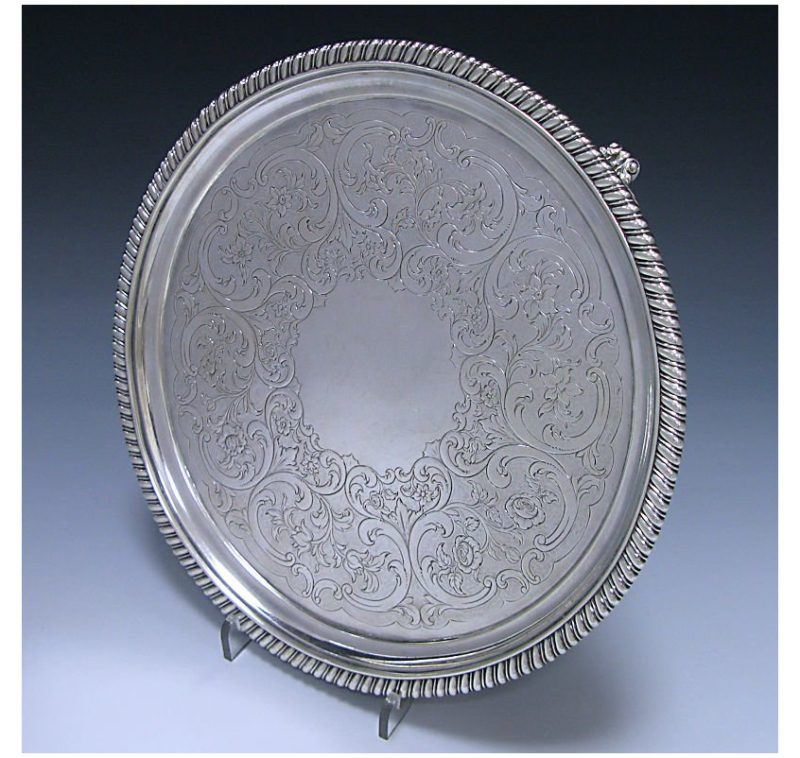 Antique Silver George III Salver made in 1811