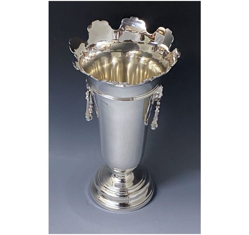 Antique Silver George V Vase made in 1919