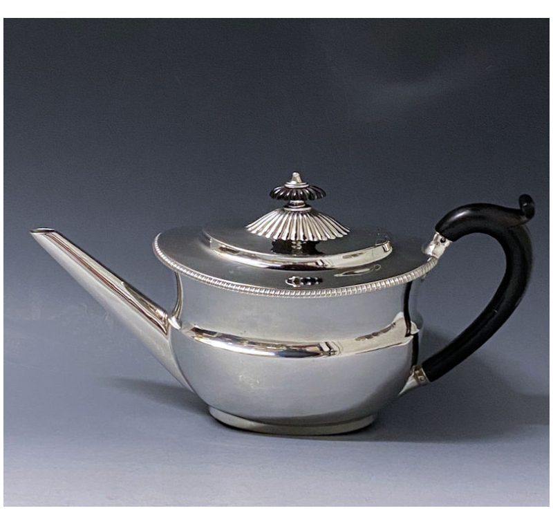 Antique Silver George III Teapot made in 1805