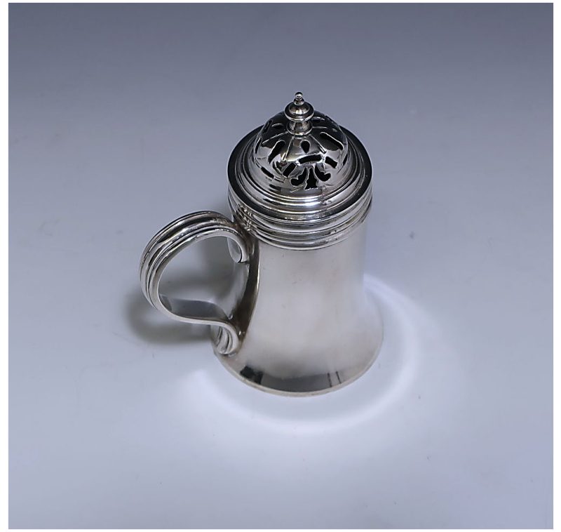 Antique Silver George III Silver Kitchen Pepper made in 1772