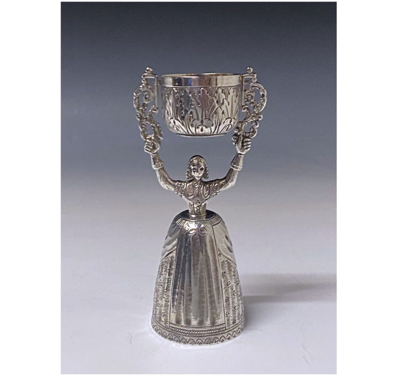 Sterling Silver Marriage Cup or Wager Cup made in 1936