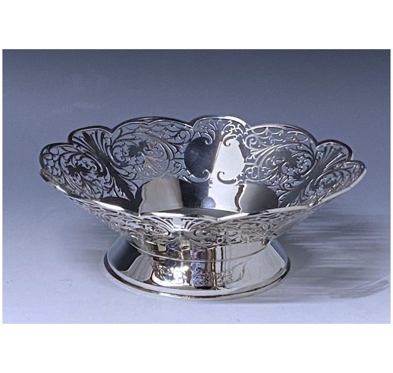 Sterling Silver Fruit /Bread Basket made in 1944