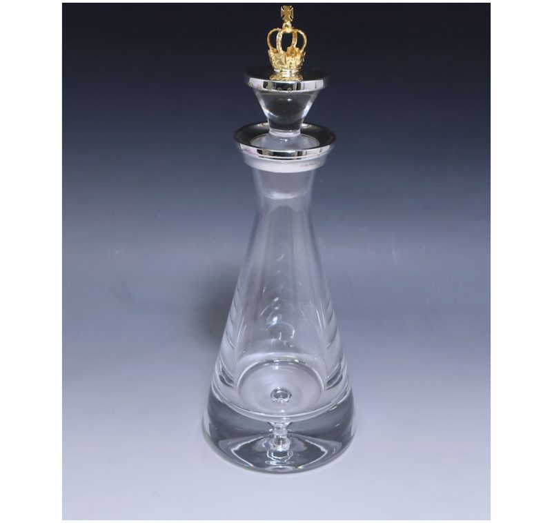 Hallmarked Charles III Sterling Silver Decanter made in 2023