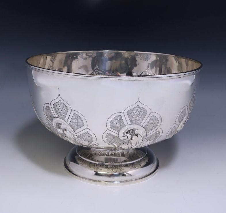 Antique Silver Victorian Rose Bowl made in 1895